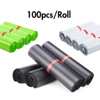 Courier Bag 0.12mm± Thickness 100pcs/Roll Parcel Bag No Pocket Flyer Plastik Courier Plastic Pos Kurier Plastik Mailing 快递袋