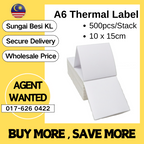 A6 Thermal Sticker 500pcs Stacked AWB Label A6 Size 10*15 cm Airway Bill Consignment Note Thermal Bill