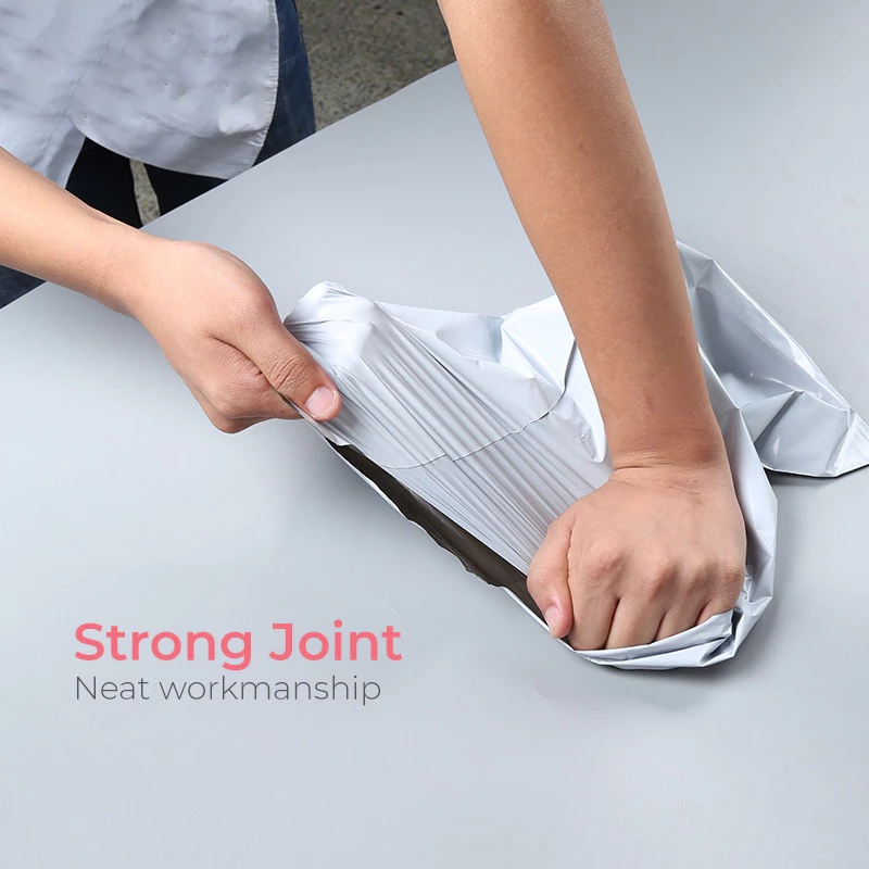 Courier Bag 0.12mm± Thickness 100pcs/Roll Parcel Bag No Pocket Flyer Plastik Courier Plastic Pos Kurier Plastik Mailing 快递袋