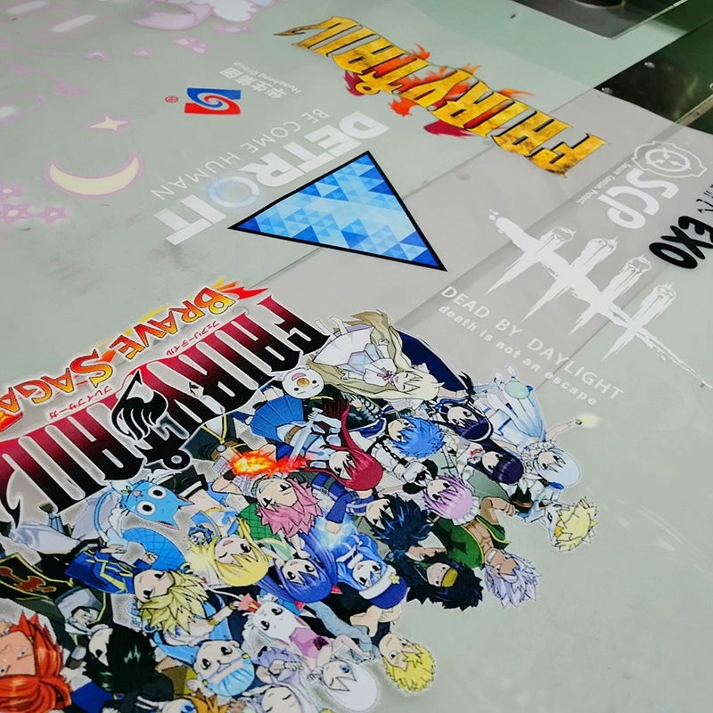 DTF Printing DTF Film Printing Iron On Heat Transfer Film DTF Cetak Baju Custom T-Shirt DTF Sticker