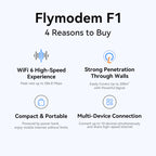 FlyModem F1 4G LTE Wi-Fi 6 Router Support All Simcard | Band Lock Supported
