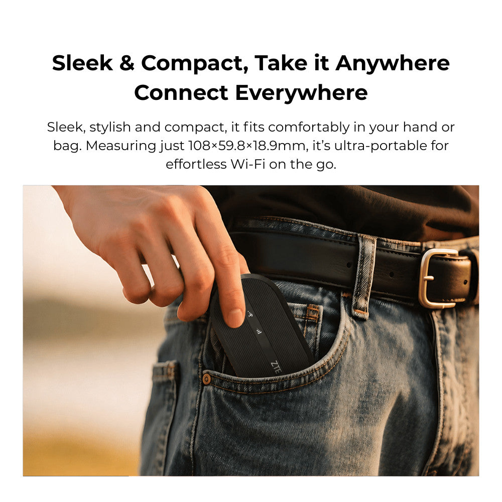 ZTE U10LS 4G LTE Pocket WiFi Portable MiFi Direct SIM