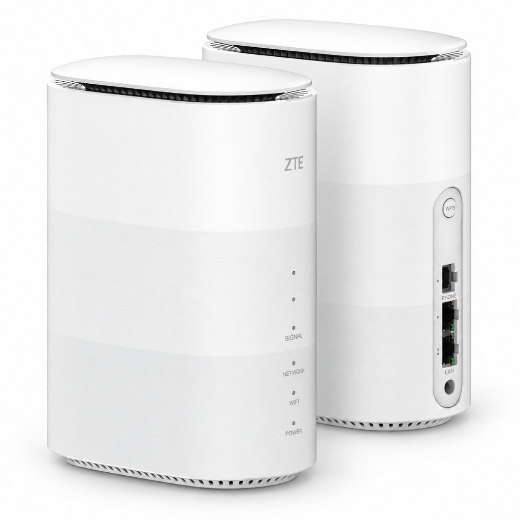 ZTE G5B 5G Router Indoor 5G CPE Router Wi-Fi 6 Up to 3600Mbps | Support 64 Users | 2 Lan Ports