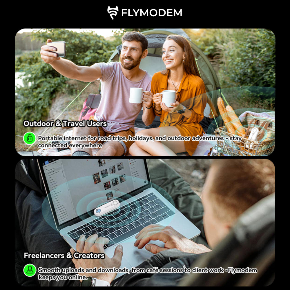 FlyModem M86 Pocket WiFi Hotspot 4G LTE Portable Travel Wifi