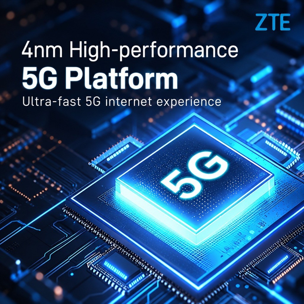 ZTE G5B 5G Router Indoor 5G CPE Router Wi-Fi 6 Up to 3600Mbps | Support 64 Users | 2 Lan Ports