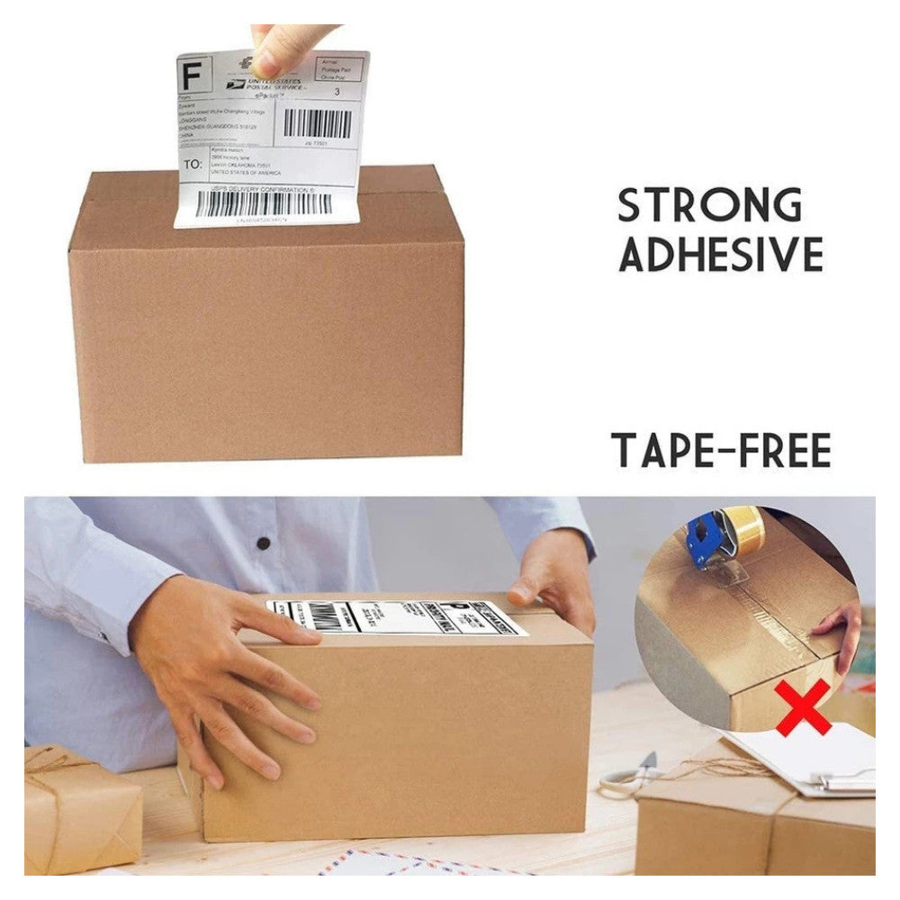 A6 Thermal Sticker 500pcs Stacked AWB Label A6 Size 10*15 cm Airway Bill Consignment Note Thermal Bill