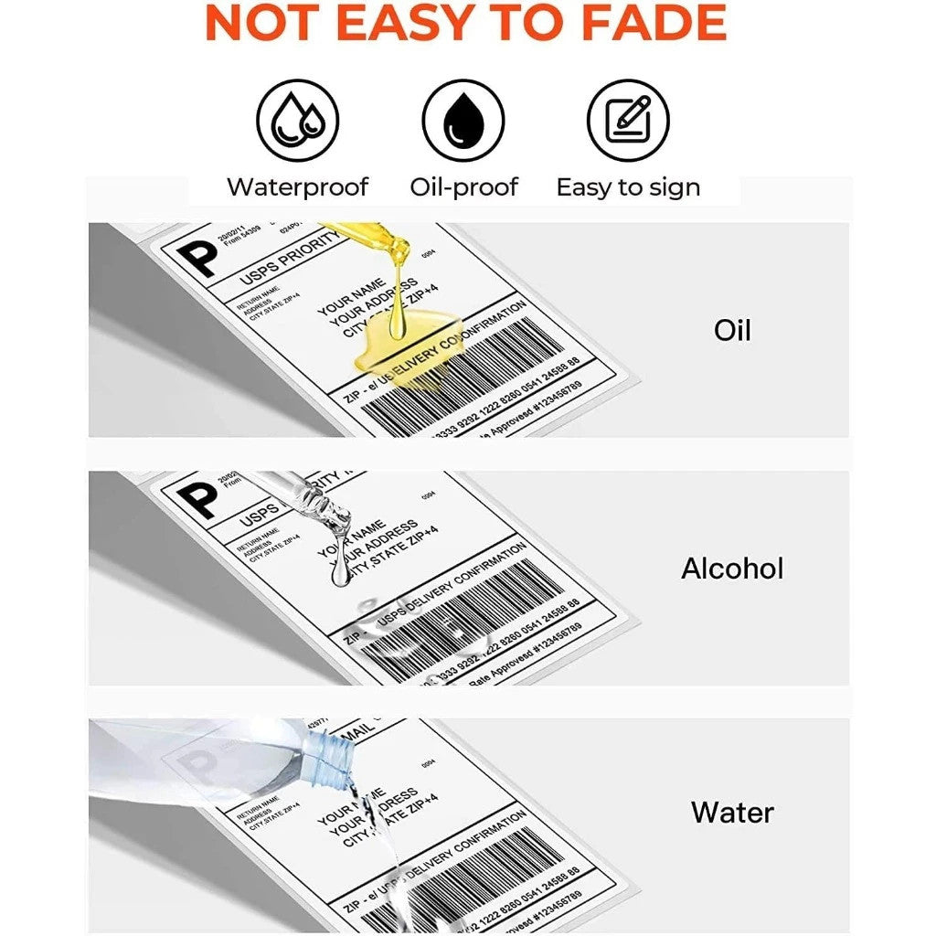 A6 Thermal Sticker 500pcs Stacked AWB Label A6 Size 10*15 cm Airway Bill Consignment Note Thermal Bill