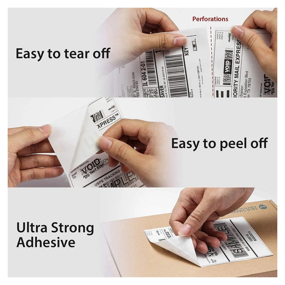 A6 Thermal Sticker 500pcs Stacked AWB Label A6 Size 10*15 cm Airway Bill Consignment Note Thermal Bill